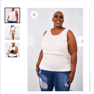 Latched Mama Ribbed Nursing Tank NWT